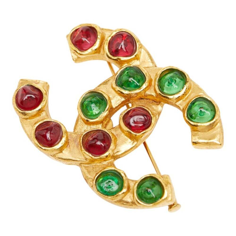 Chanel Cc Logo Brooch Metal #336594C12B